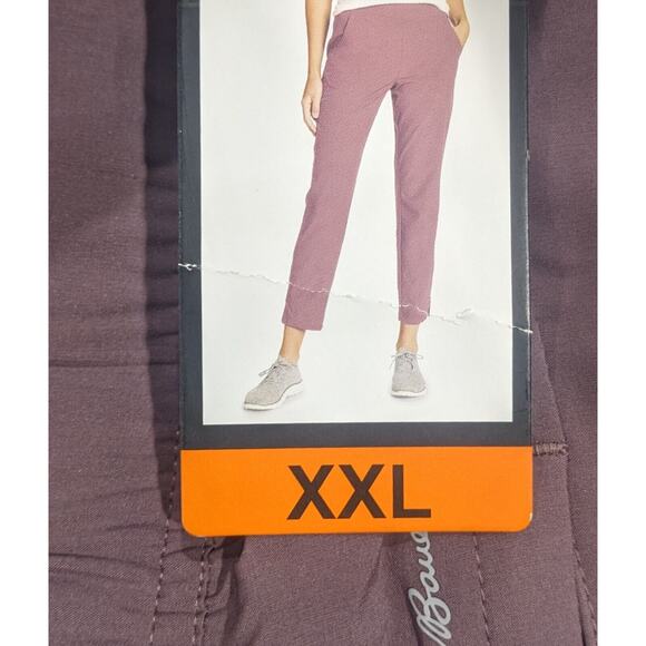 Eddie Bauer Travel Pants Women Lightweight Elastic Waistband Ankle Pants UPF 50 - Picture 1 of 3